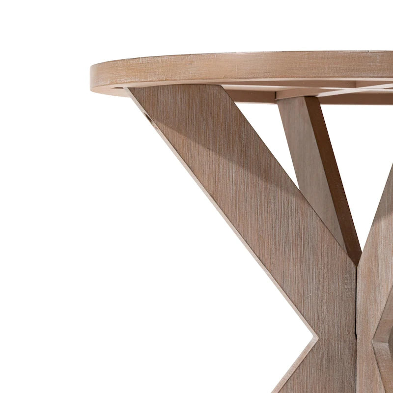 Table d'appoint de ferme à pieds croisés COZAYH