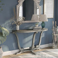 Console d'entrée Denhour DH BASIC style ferme vintage en chêne gris, 48 pouces