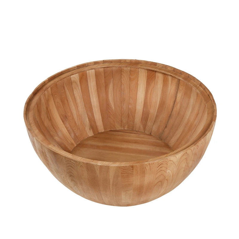 35.43Table basse en forme de seau style vintage pour salon