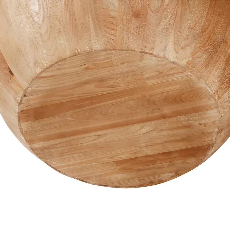 35.43Table basse en forme de seau style vintage pour salon
