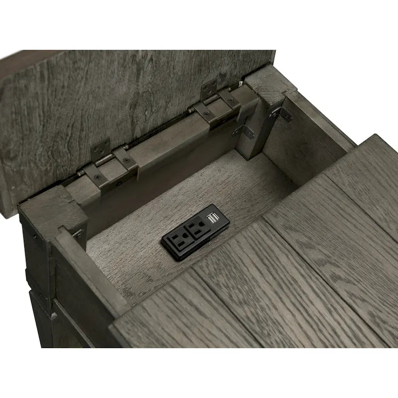 Table d'appoint Foundry Brushed Pewter