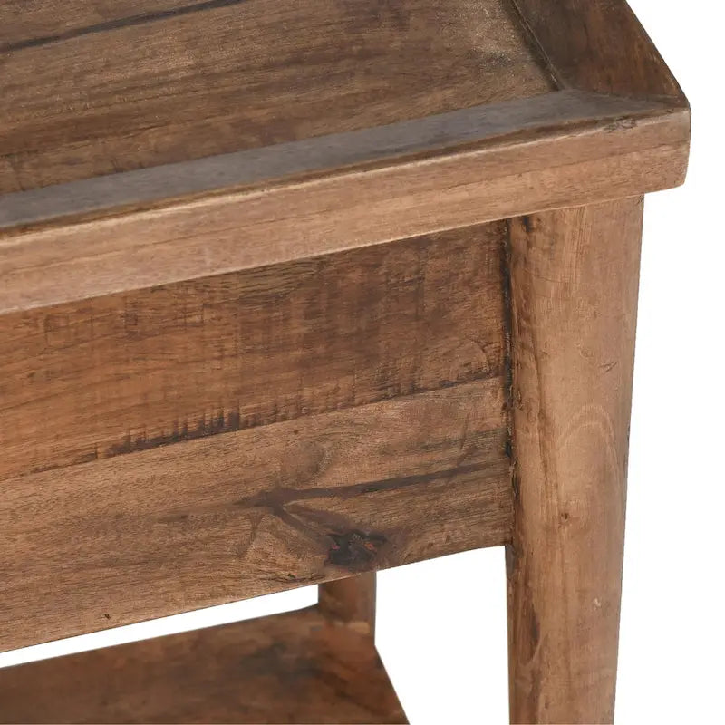 Table d'appoint à 1 tiroir Ciara, brune, de Kosas Home