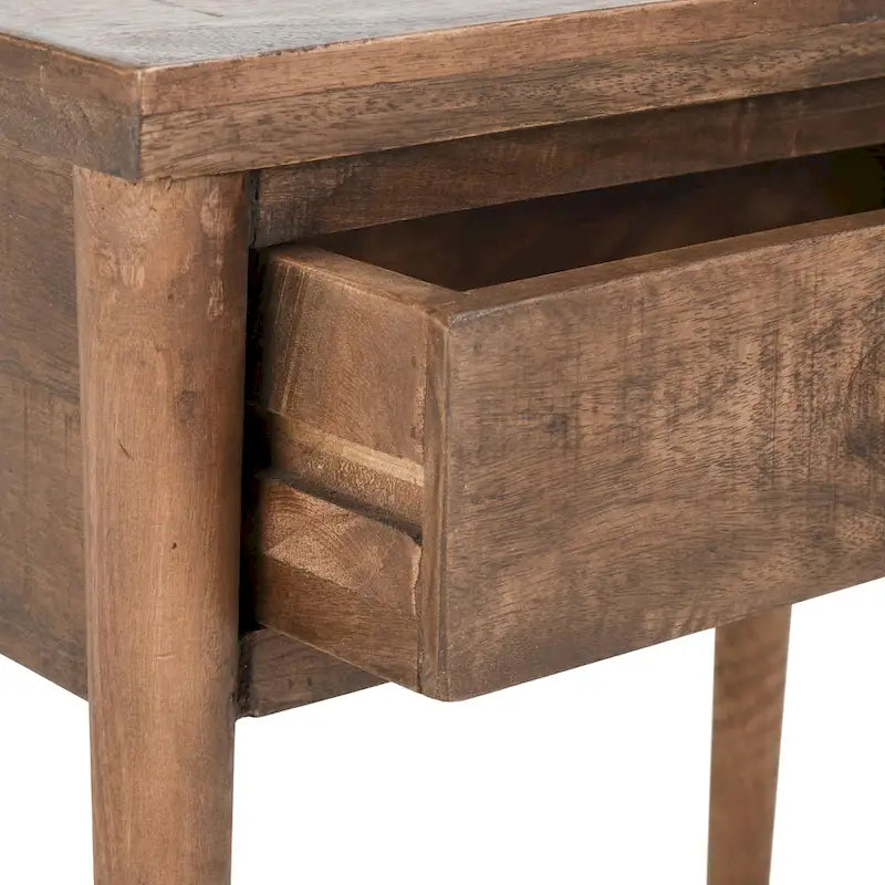 Table d'appoint à 1 tiroir Ciara, brune, de Kosas Home
