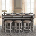 Ensemble de 4 tables consoles Ocean Isle Blanc Antique