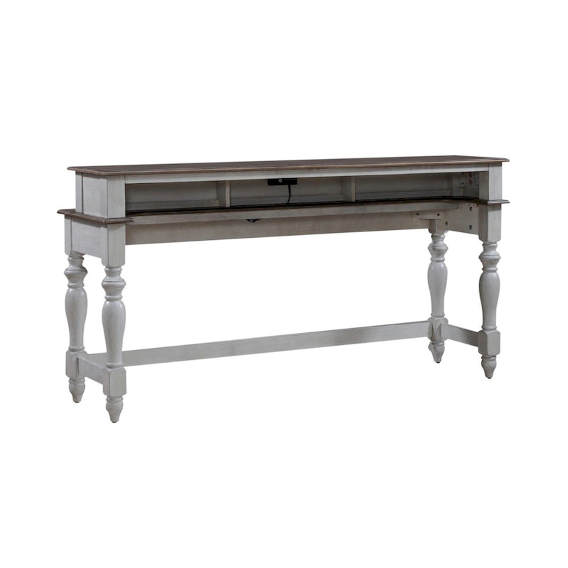 Ensemble de 4 tables consoles Ocean Isle Blanc Antique