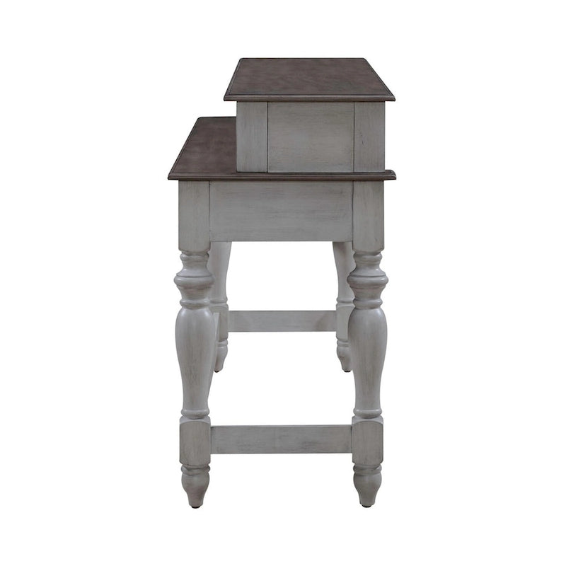Ensemble de 4 tables consoles Ocean Isle Blanc Antique