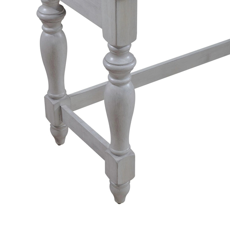 Ensemble de 4 tables consoles Ocean Isle Blanc Antique