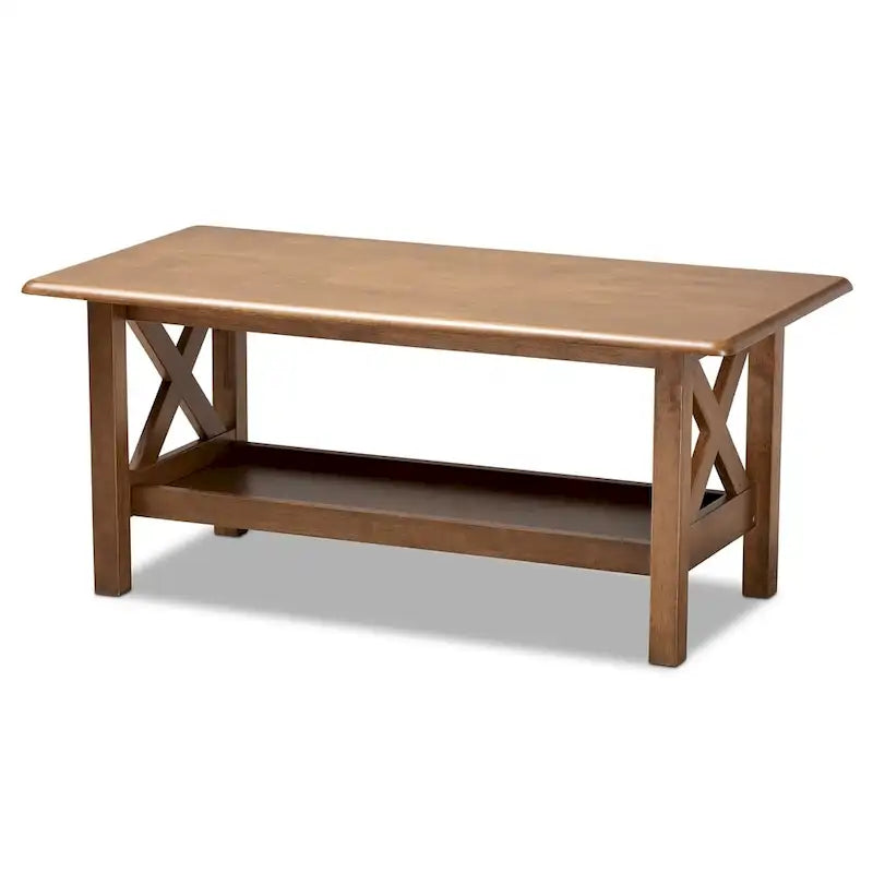 Table basse Ruanbay brun noyer Copper Grove