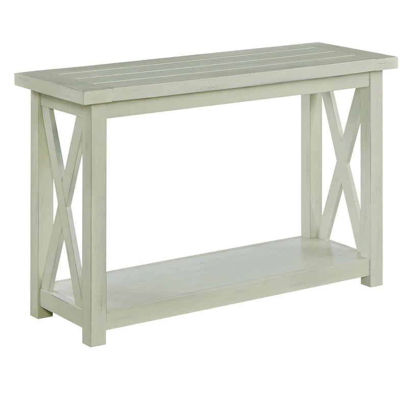 Console Homestyles Seaside Lodge blanc cassé
