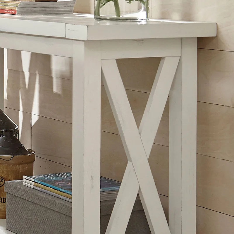 Console Homestyles Seaside Lodge blanc cassé