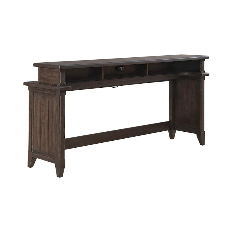 Ensemble de table console 4 pièces Paradise Valley marron selle