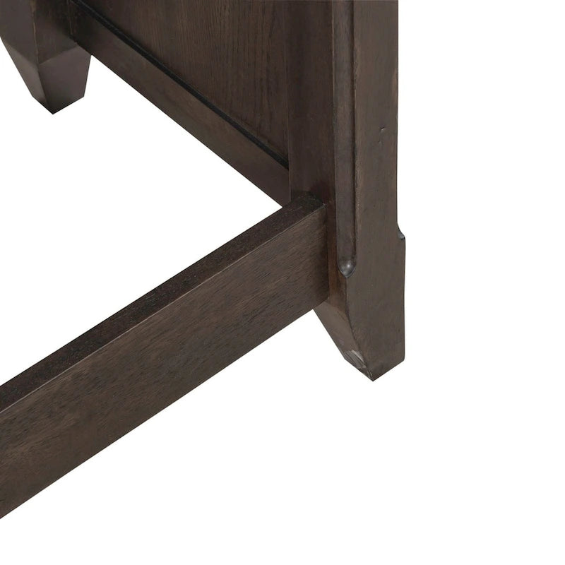 Ensemble de table console 4 pièces Paradise Valley marron selle
