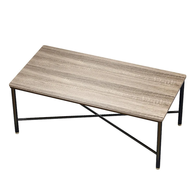 Table basse moderne rectangulaire en bois Corvus Belmont 46 x 24