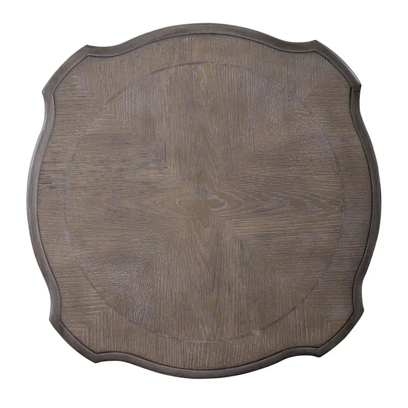 Table d'appoint ronde blanc antique Magnolia Manor