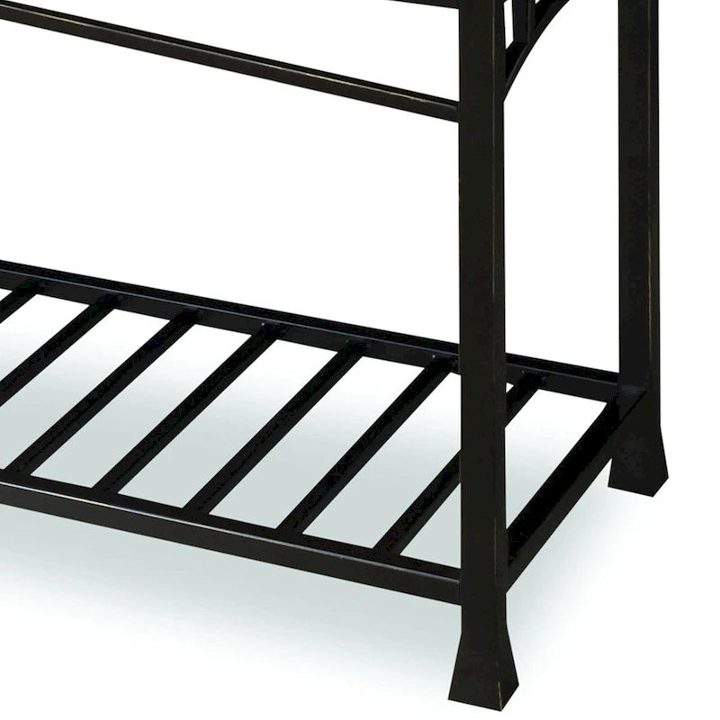 Table console chêne vieilli « Modern Craftsman » par Homestyles