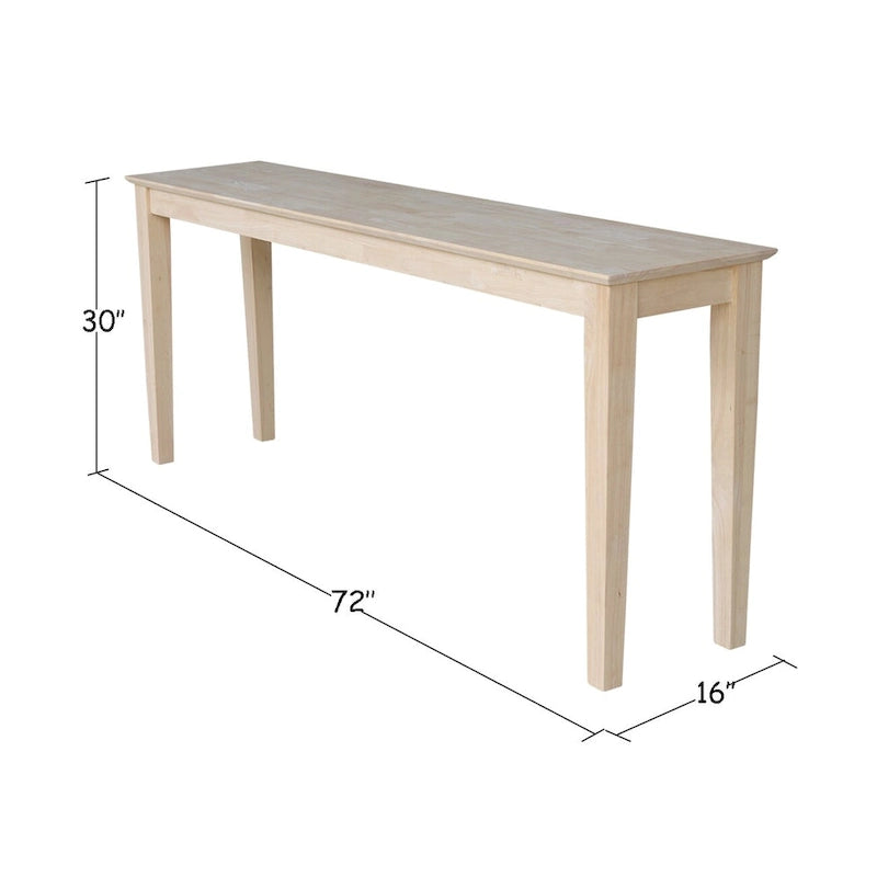 Console Fairview de style Shaker de 72 pouces Porch & Den