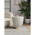 Table d'appoint rembourrée moderne Anderson 2.0 de Manhattan Comfort