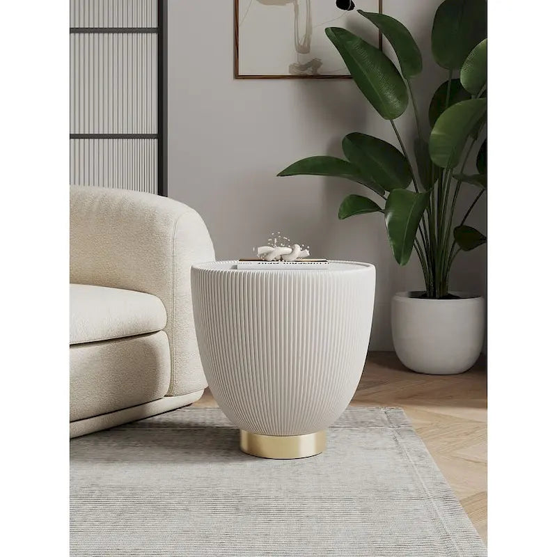 Table d'appoint rembourrée moderne Anderson 2.0 de Manhattan Comfort