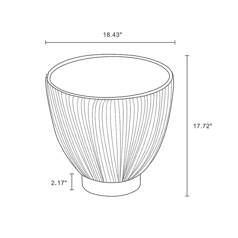 Table d'appoint rembourrée moderne Anderson 2.0 de Manhattan Comfort