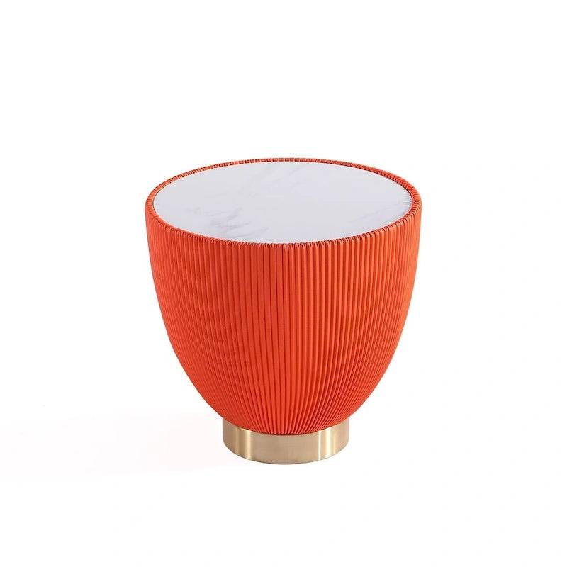 Table d'appoint rembourrée moderne Anderson 2.0 de Manhattan Comfort