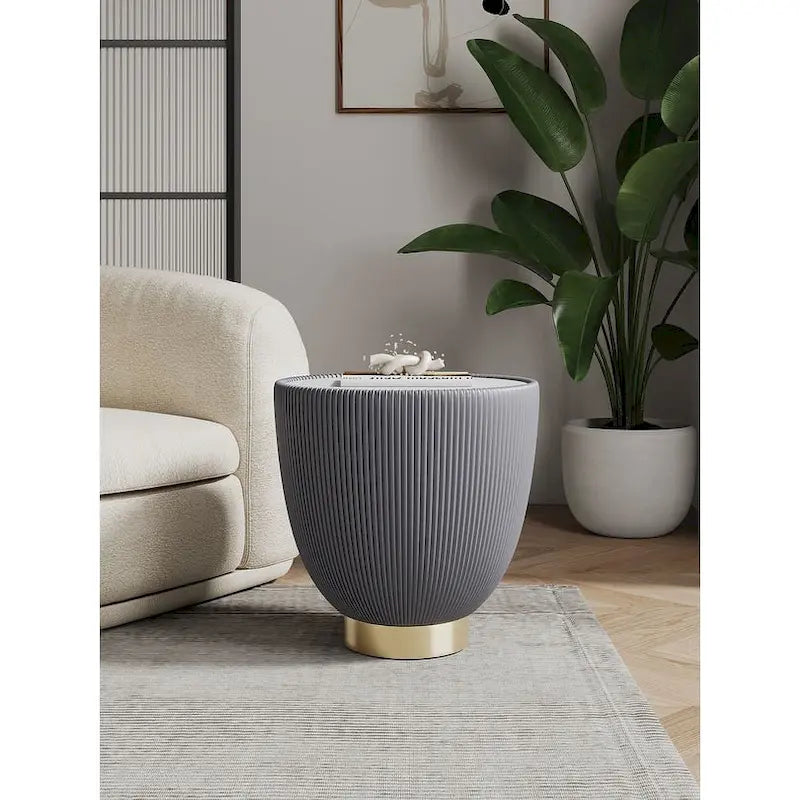 Table d'appoint rembourrée moderne Anderson 2.0 de Manhattan Comfort