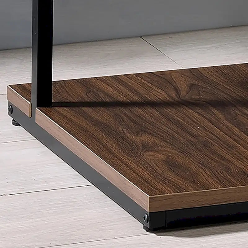 Table d'appoint à 2 étagères en bois Jolle Contemporary de 19 pouces par Furniture of America