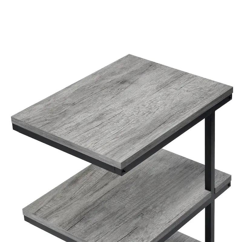 Table d'appoint à 2 étagères en bois Jolle Contemporary de 19 pouces par Furniture of America