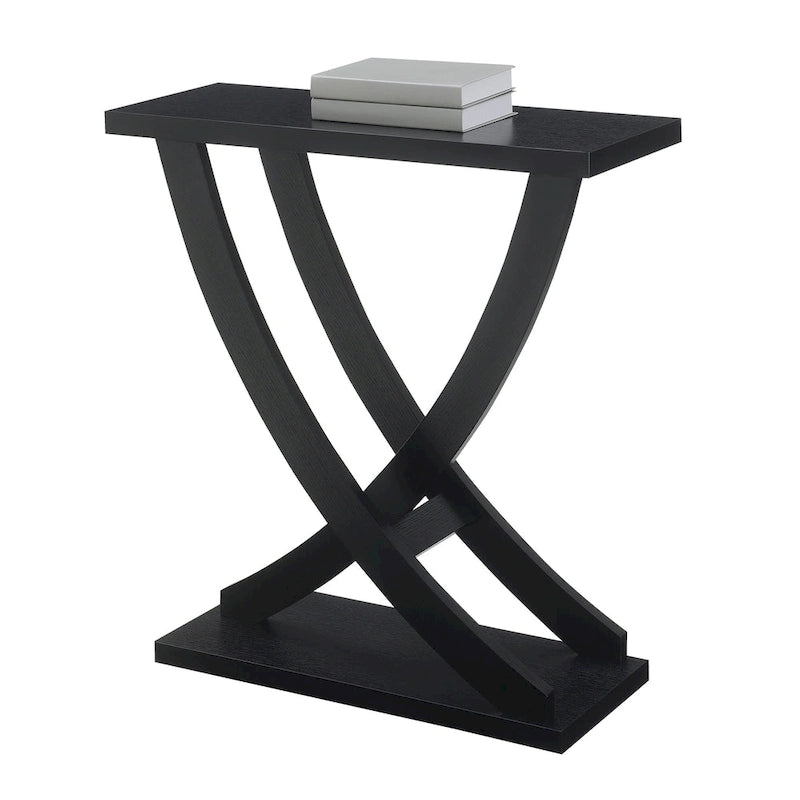 Convenience Concepts Table console Newport à croisillons
