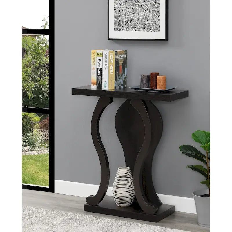 Table console avec étagère Newport Terry B de Convenience Concepts