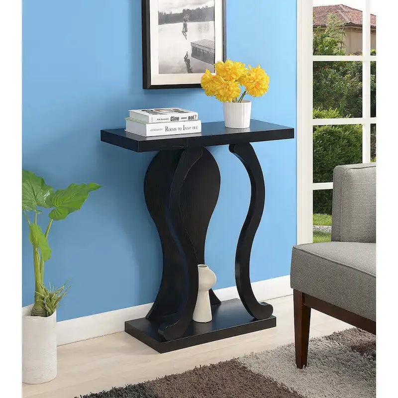 Table console avec étagère Newport Terry B de Convenience Concepts