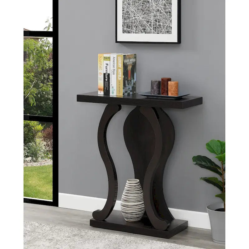 Table console avec étagère Newport Terry B de Convenience Concepts