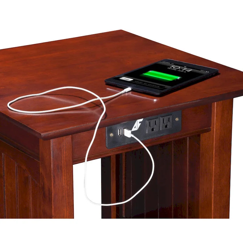 Table d'appoint AFI Nantucket avec chargeur intégré