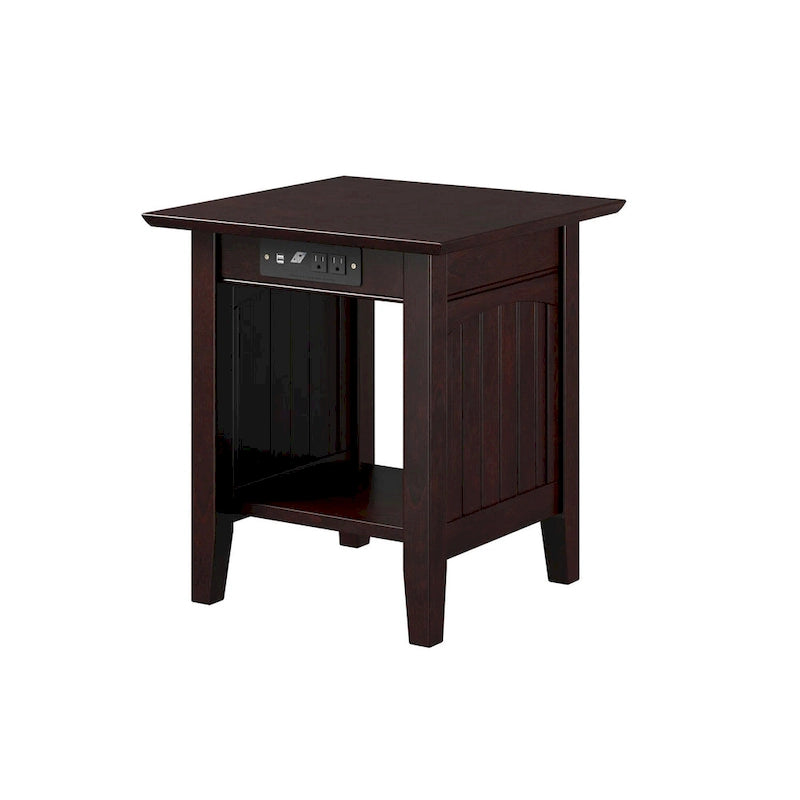 Table d'appoint AFI Nantucket avec chargeur intégré
