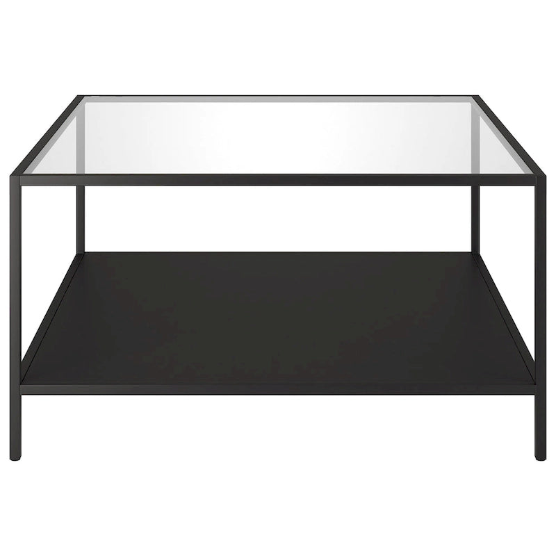 Table basse Sivil 32 carrée avec étagère