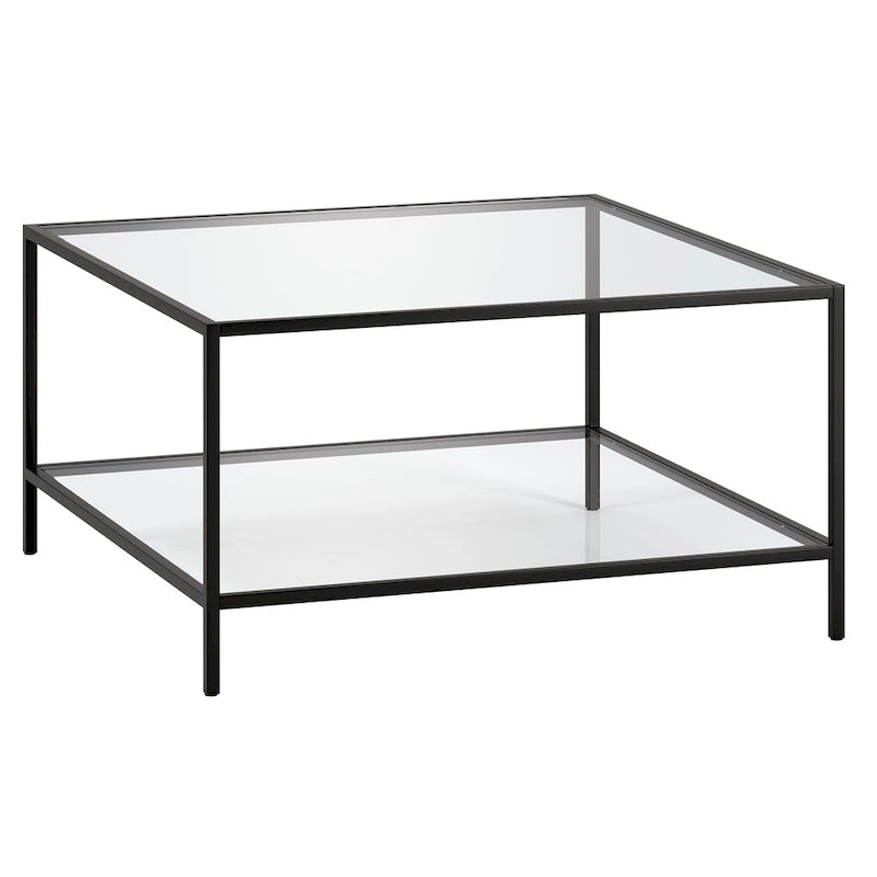 Table basse Sivil 32 carrée avec étagère