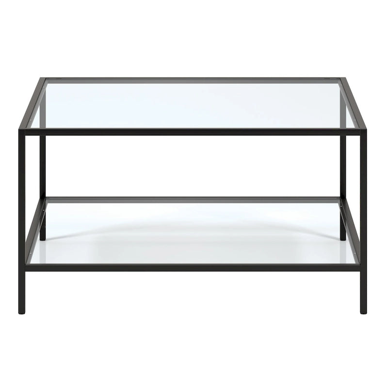 Table basse Sivil 32 carrée avec étagère
