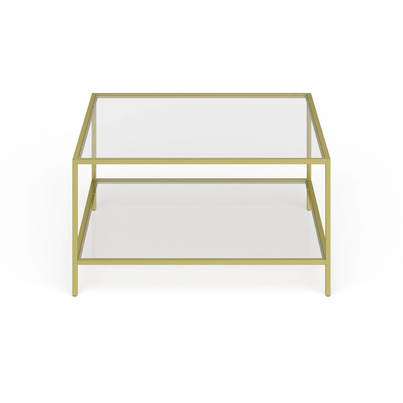 Table basse Sivil 32 carrée avec étagère