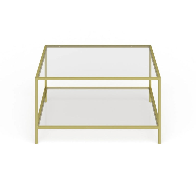 Table basse Sivil 32 carrée avec étagère
