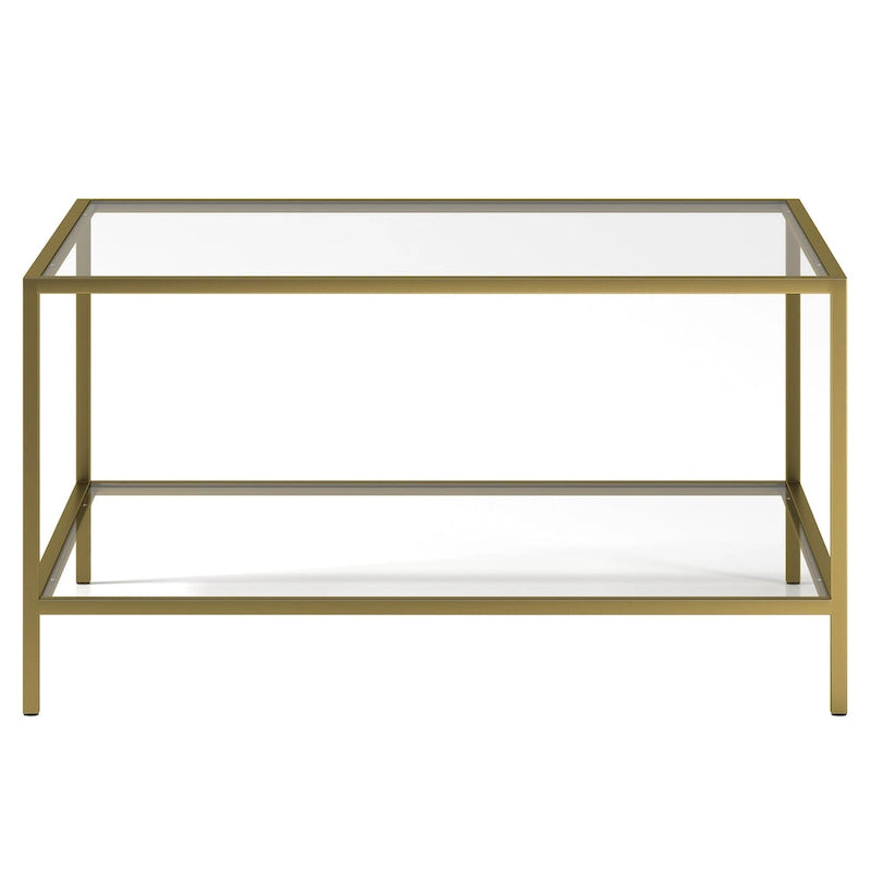 Table basse Sivil 32 carrée avec étagère