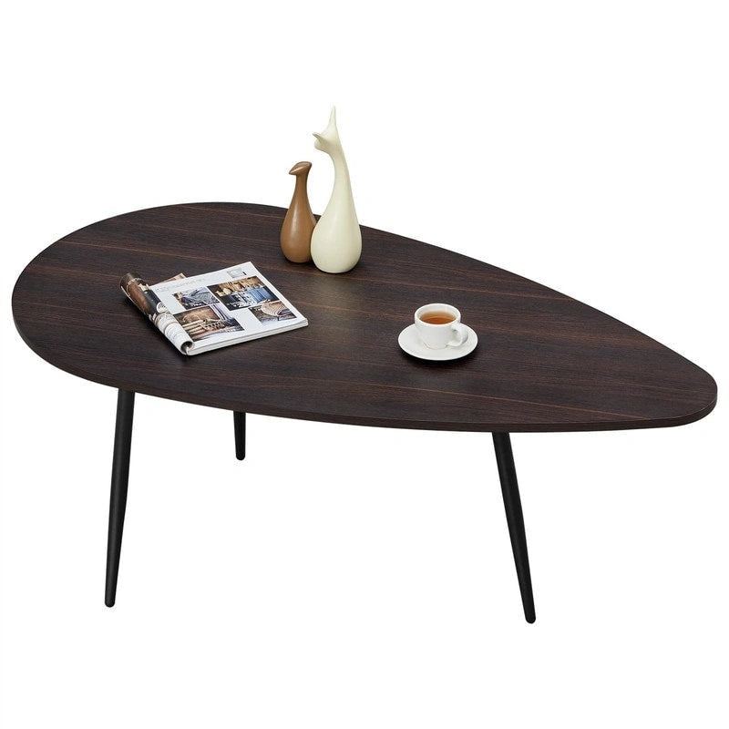 Tables basses ovales uniques et simples pour petits espaces - 22.2P x 42.5L x 17.1H