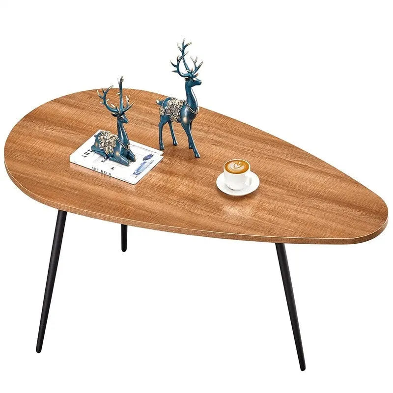 Tables basses ovales uniques et simples pour petits espaces - 22.2P x 42.5L x 17.1H