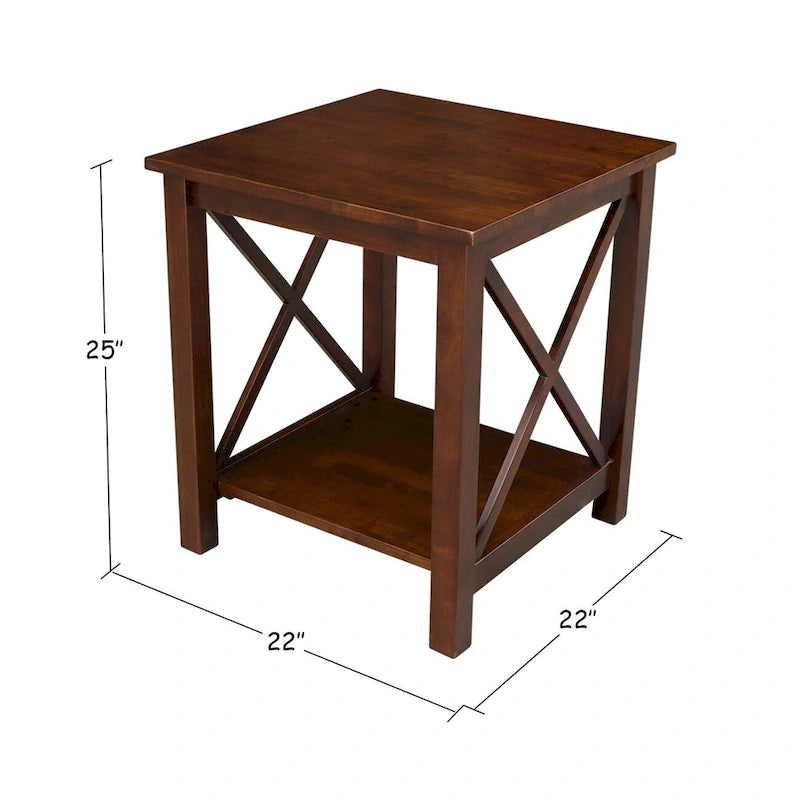 Table d'appoint Wood Hampton de International Concepts