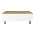 Table basse avec plateau relevable, rangement intégré et 4 pieds TUHOME Gambia