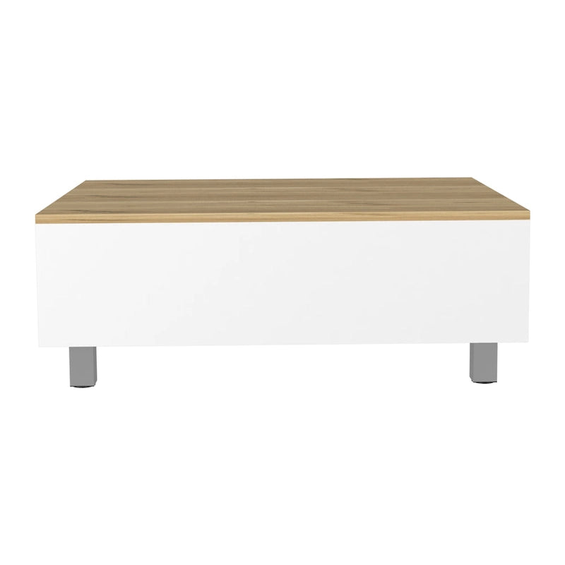 Table basse avec plateau relevable, rangement intégré et 4 pieds TUHOME Gambia