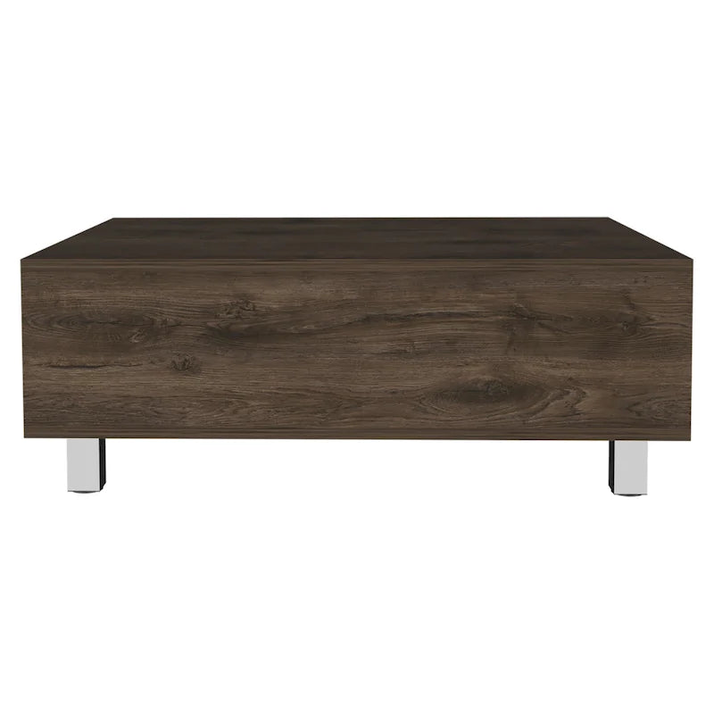Table basse avec plateau relevable, rangement intégré et 4 pieds TUHOME Gambia