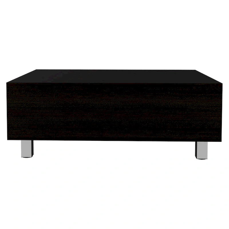 Table basse avec plateau relevable, rangement intégré et 4 pieds TUHOME Gambia