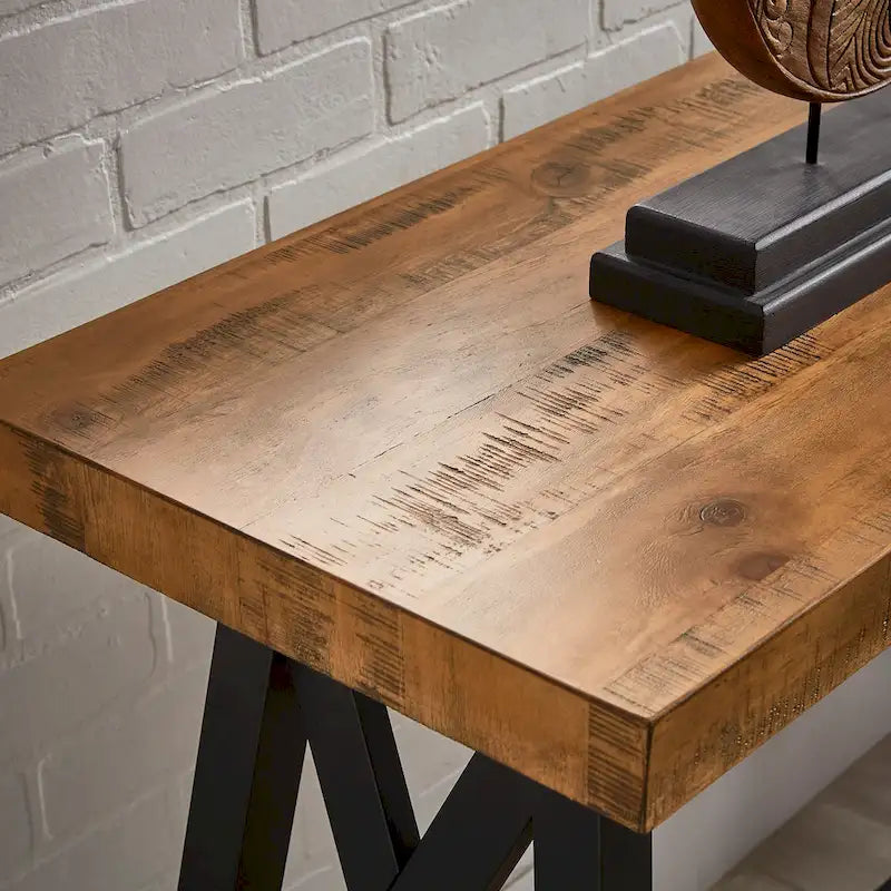 Console d'entrée Bryson Rustic X-Base pour canapé par iNSPIRE Q Classic
