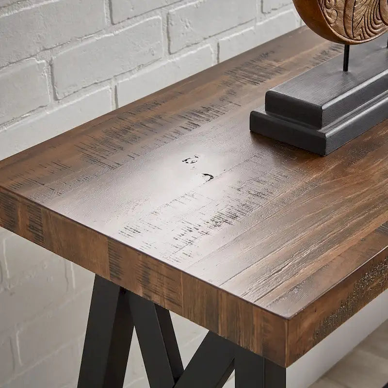 Console d'entrée Bryson Rustic X-Base pour canapé par iNSPIRE Q Classic