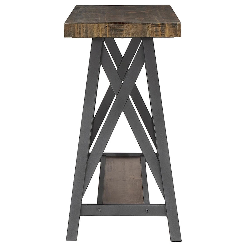 Console d'entrée Bryson Rustic X-Base pour canapé par iNSPIRE Q Classic