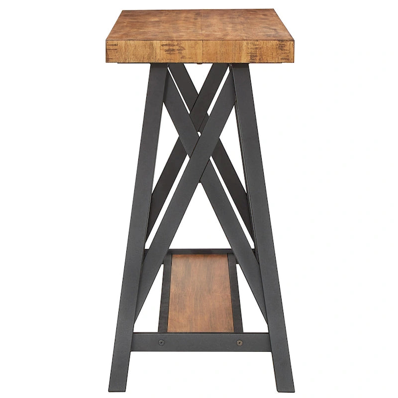 Console d'entrée Bryson Rustic X-Base pour canapé par iNSPIRE Q Classic